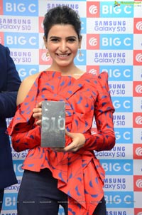 Samantha Launches Samsung S10e Mobile At Big C