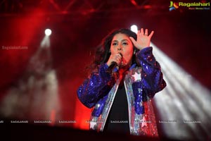 Sunidhi Chauhan Concert @ TKR College Of Engineering 