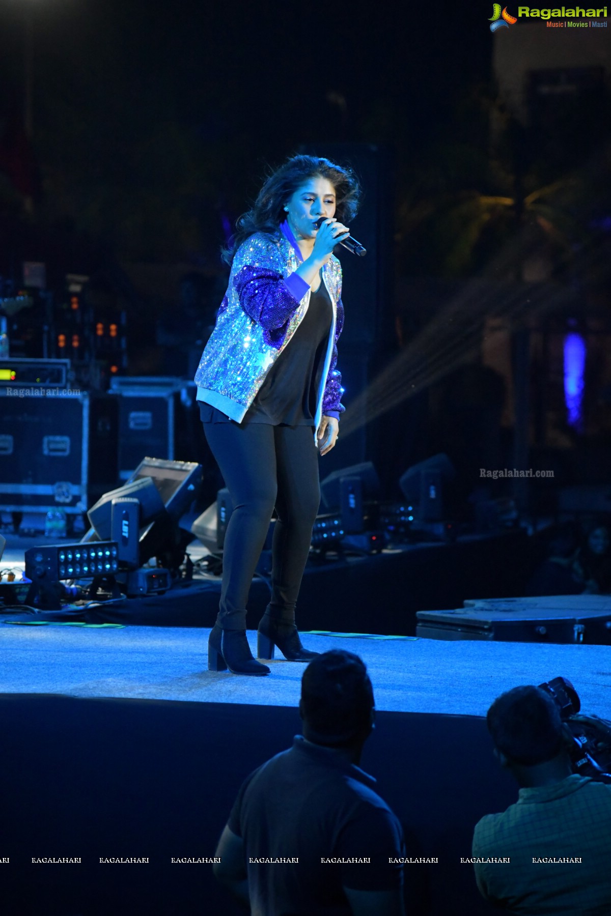 Sunidhi Chauhan Concert @ TKR College Fest - Shiznay 2019