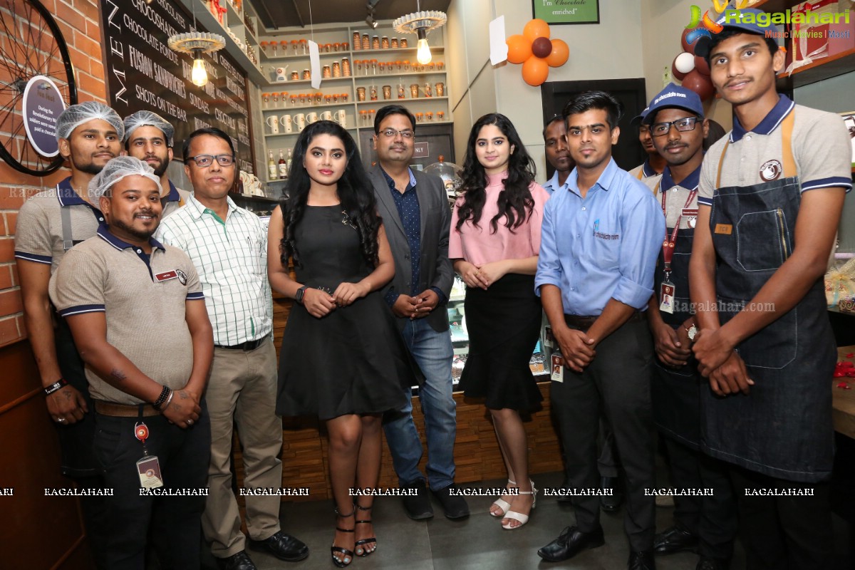 The Chocolate Room Launches Its Store In Somajiguda by Actress Purvi Thakkar and Actress Sumaya Choco