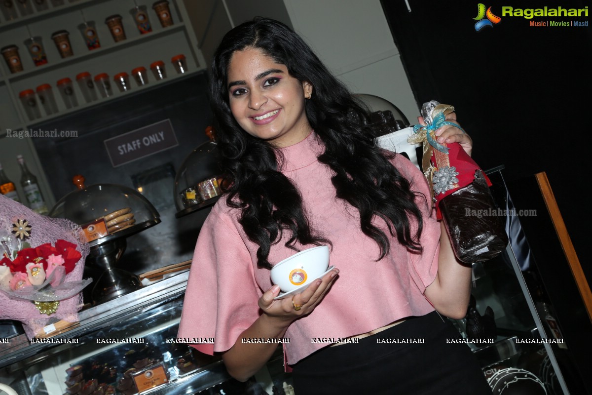 The Chocolate Room Launches Its Store In Somajiguda by Actress Purvi Thakkar and Actress Sumaya Choco