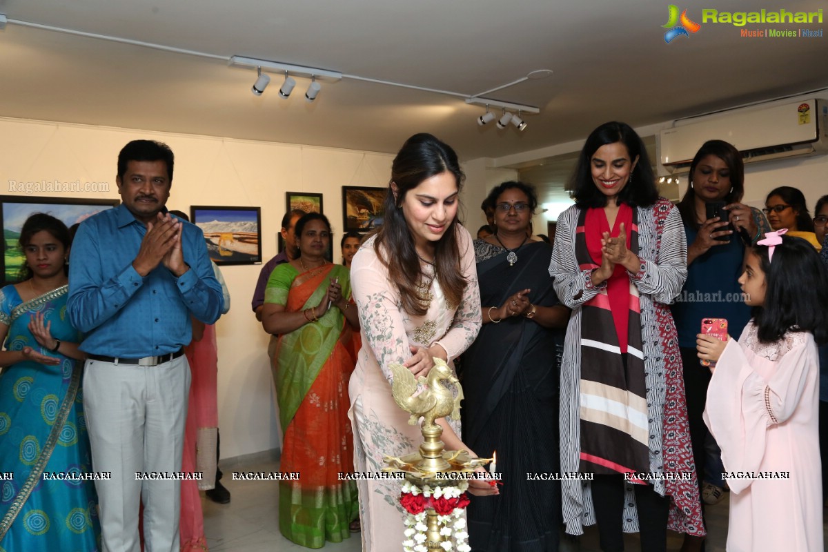 Mrs Upasana Kamineni konidela Inaugurates Voiced Colours - Ashray Akruti Children’s Art Work Display at Shrishti Art Gallery 