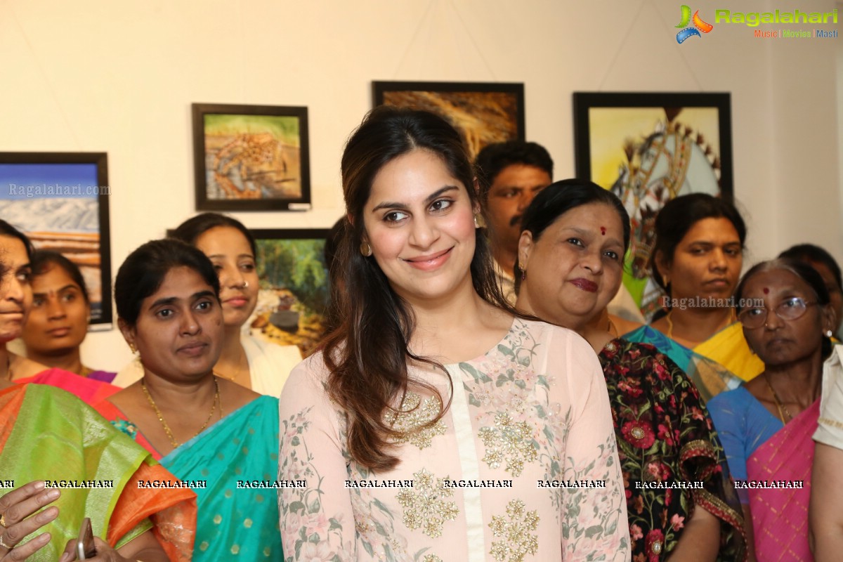 Mrs Upasana Kamineni konidela Inaugurates Voiced Colours - Ashray Akruti Children’s Art Work Display at Shrishti Art Gallery 