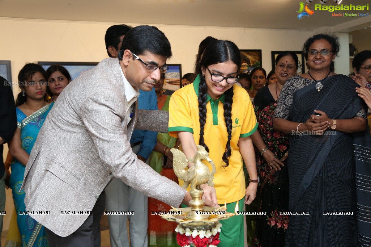 Mrs Upasana Kamineni konidela Inaugurates Voiced Colours - Ashray Akruti Children’s Art Work Display at Shrishti Art Gallery 