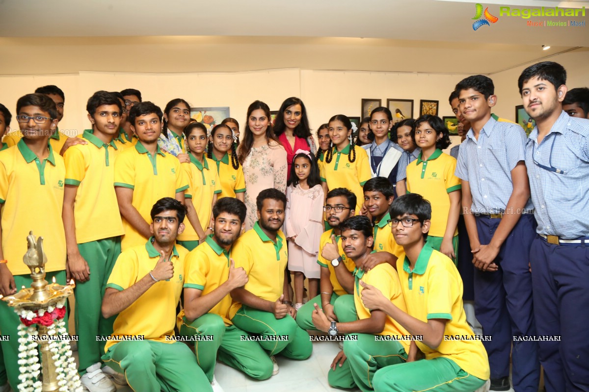 Mrs Upasana Kamineni konidela Inaugurates Voiced Colours - Ashray Akruti Children’s Art Work Display at Shrishti Art Gallery 