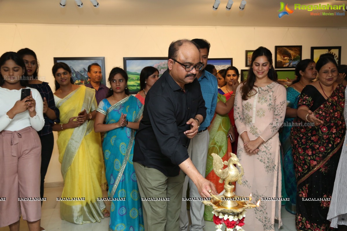 Mrs Upasana Kamineni konidela Inaugurates Voiced Colours - Ashray Akruti Children’s Art Work Display at Shrishti Art Gallery 