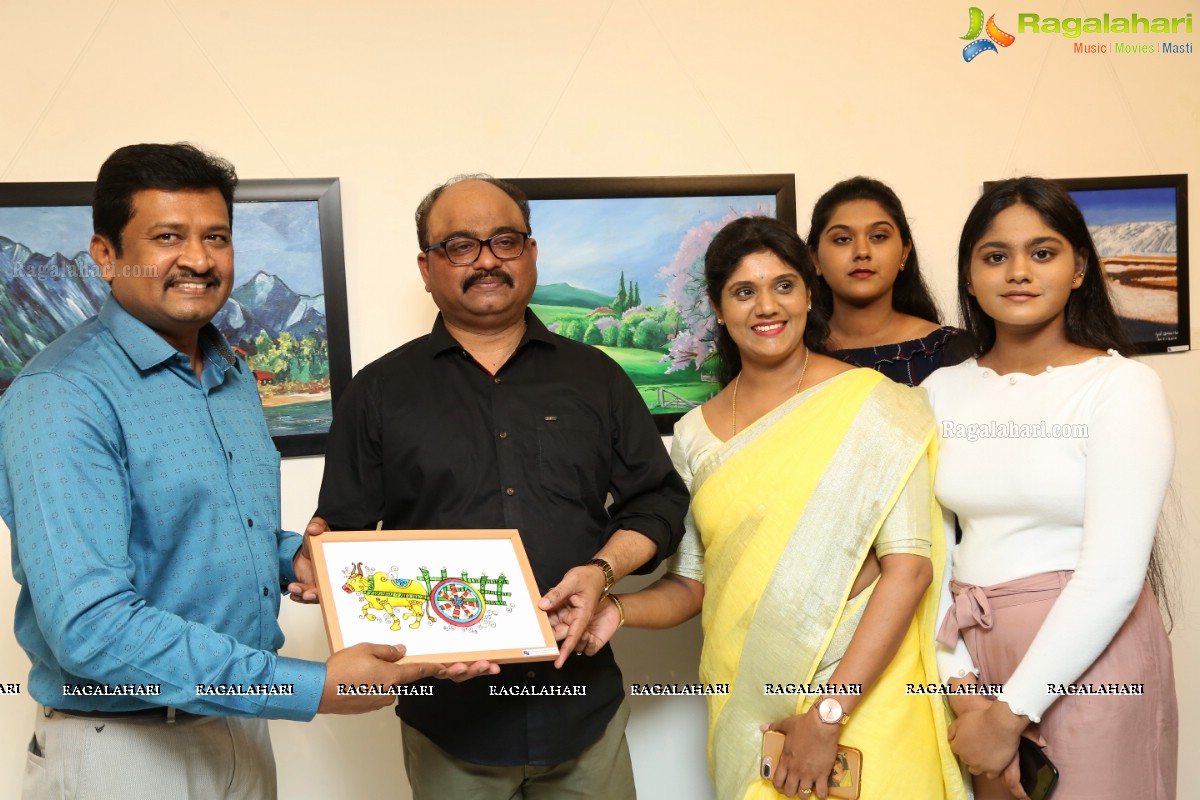 Mrs Upasana Kamineni konidela Inaugurates Voiced Colours - Ashray Akruti Children’s Art Work Display at Shrishti Art Gallery 