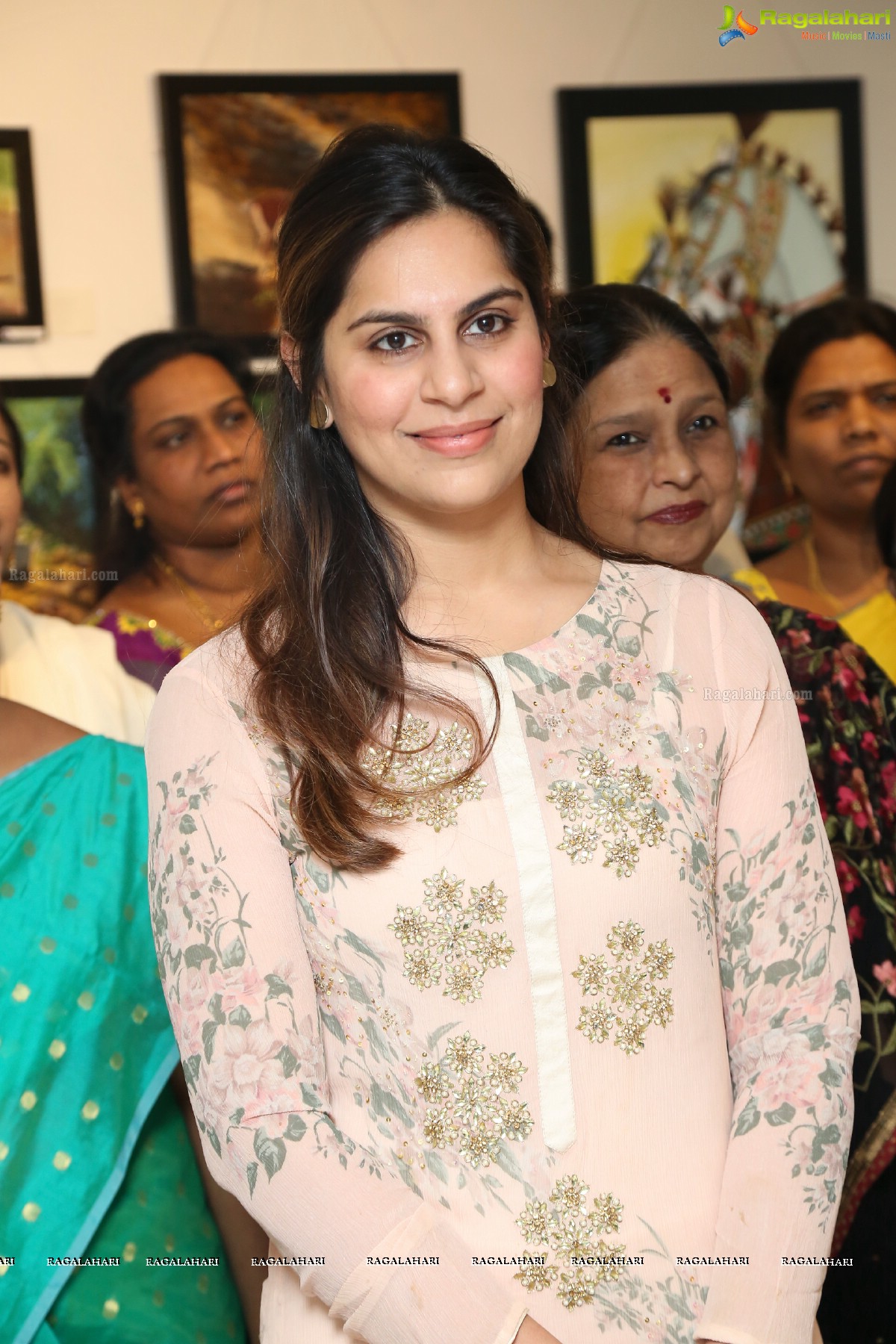 Mrs Upasana Kamineni konidela Inaugurates Voiced Colours - Ashray Akruti Children’s Art Work Display at Shrishti Art Gallery 