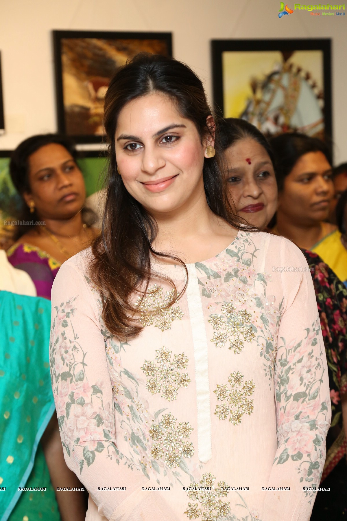 Mrs Upasana Kamineni konidela Inaugurates Voiced Colours - Ashray Akruti Children’s Art Work Display at Shrishti Art Gallery 