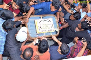 Pawan Kalyan Fans Hungama at Dil Raju Office