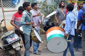 Pawan Kalyan Fans Hungama at Dil Raju Office