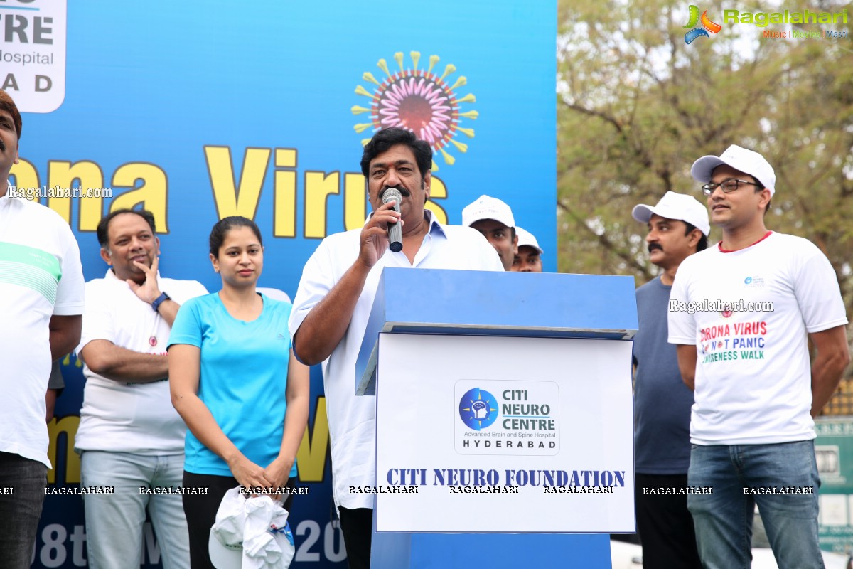 Citi Neuro Foundation Conducts Corona Virus Awareness Walk at KBR Park