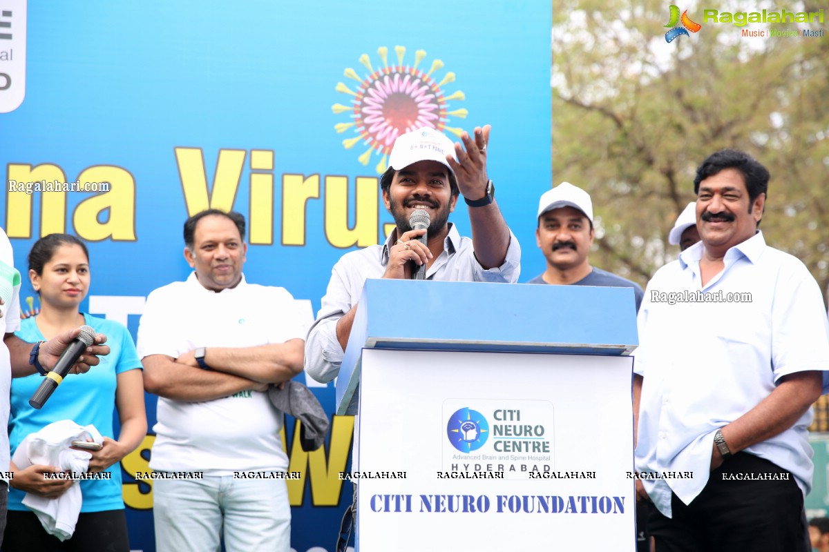 Citi Neuro Foundation Conducts Corona Virus Awareness Walk at KBR Park