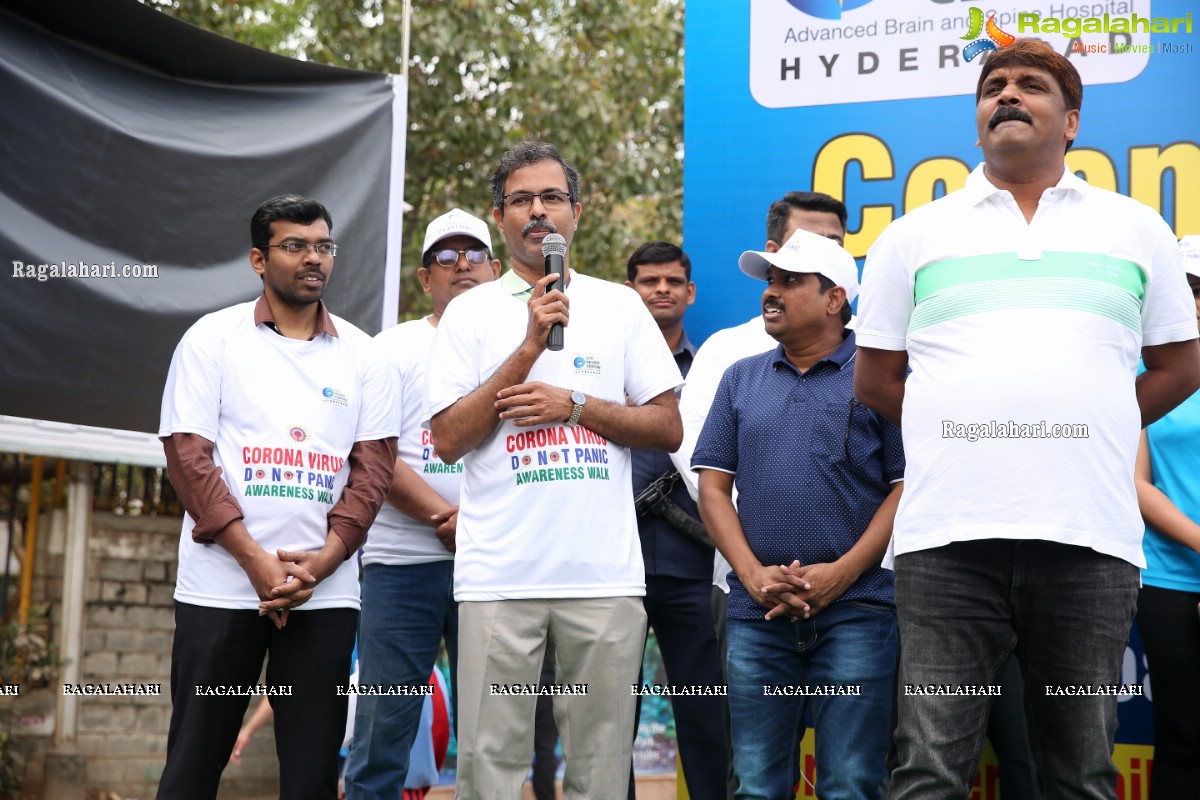 Citi Neuro Foundation Conducts Corona Virus Awareness Walk at KBR Park