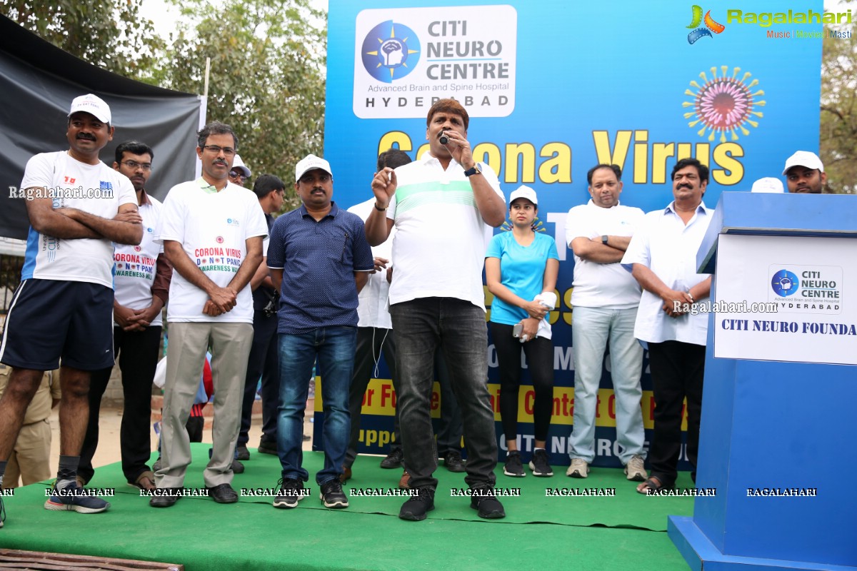 Citi Neuro Foundation Conducts Corona Virus Awareness Walk at KBR Park