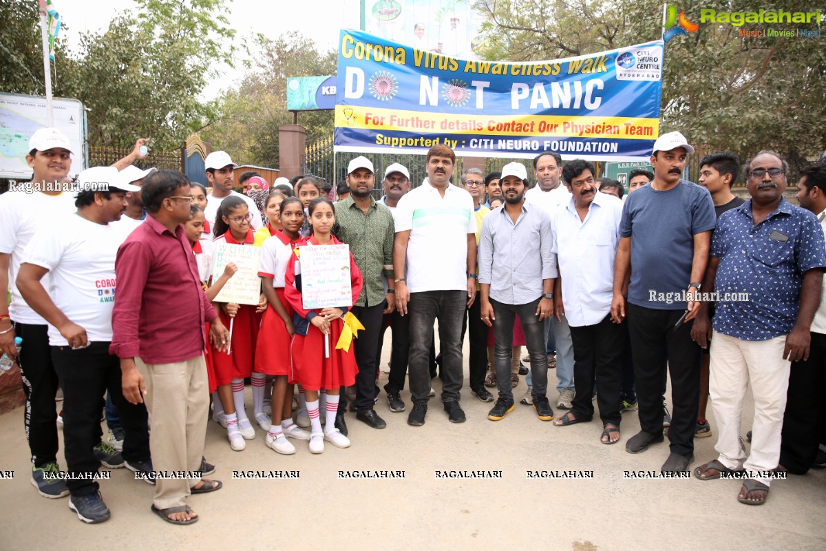 Citi Neuro Foundation Conducts Corona Virus Awareness Walk at KBR Park