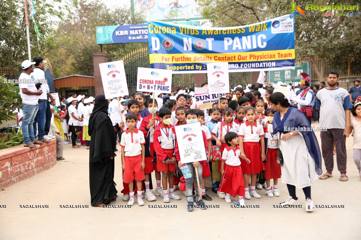 Citi Neuro Foundation Conducts Corona Virus Awareness Walk at KBR Park