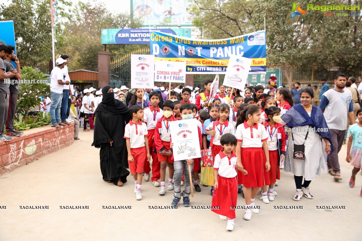 Citi Neuro Foundation Conducts Corona Virus Awareness Walk at KBR Park