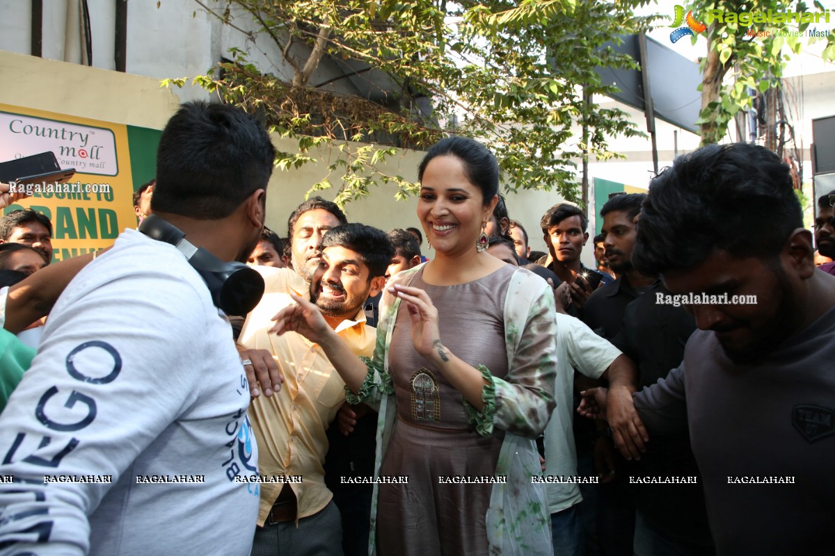 Country Mall Launch by Anasuya at Khairtabad