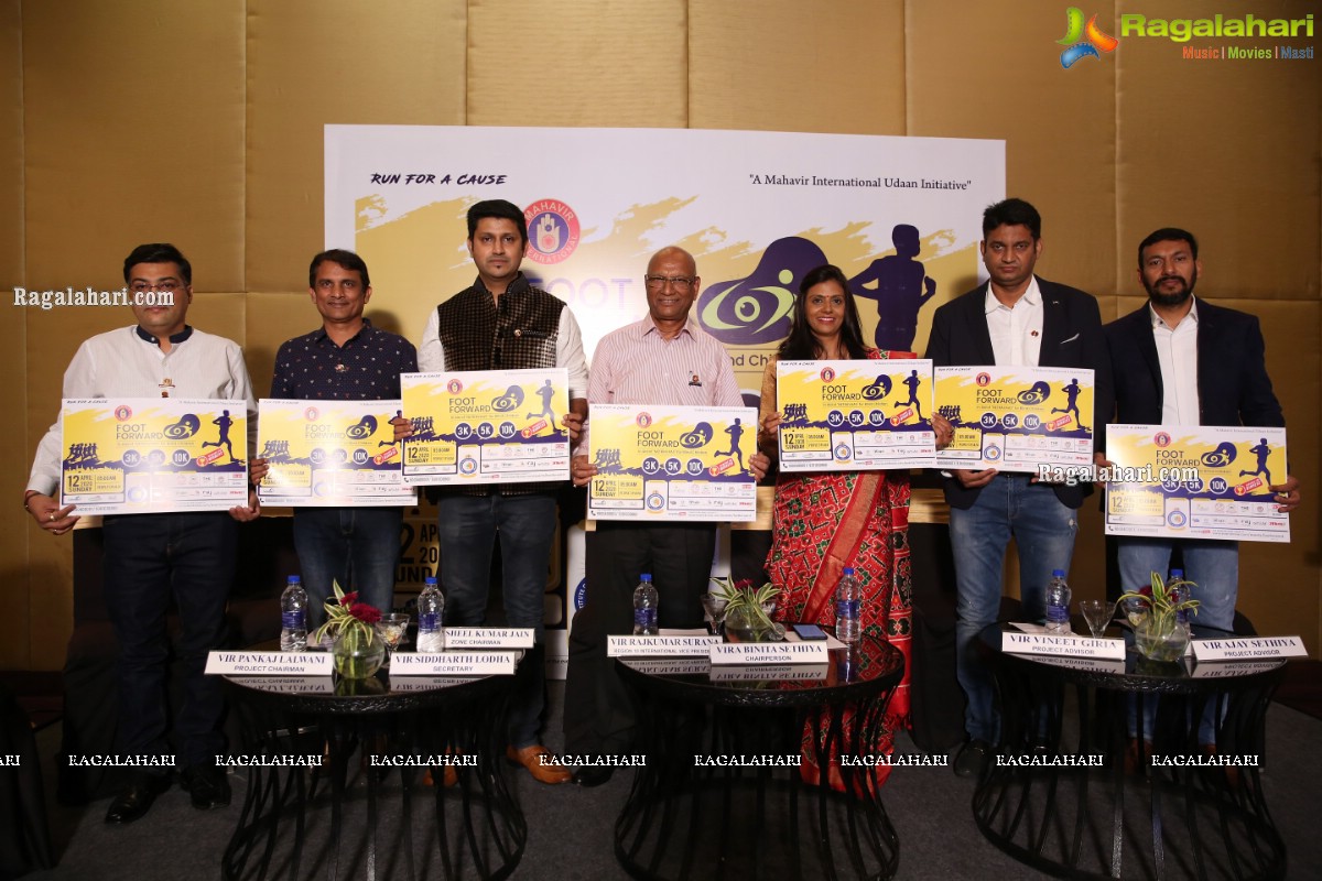 Foot Forward Announcement Press Meet - A Run to Raise Funds to Build 'Netravaas'