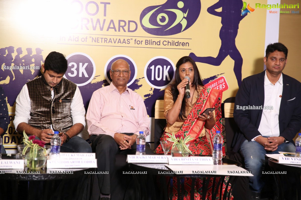 Foot Forward Announcement Press Meet - A Run to Raise Funds to Build 'Netravaas'