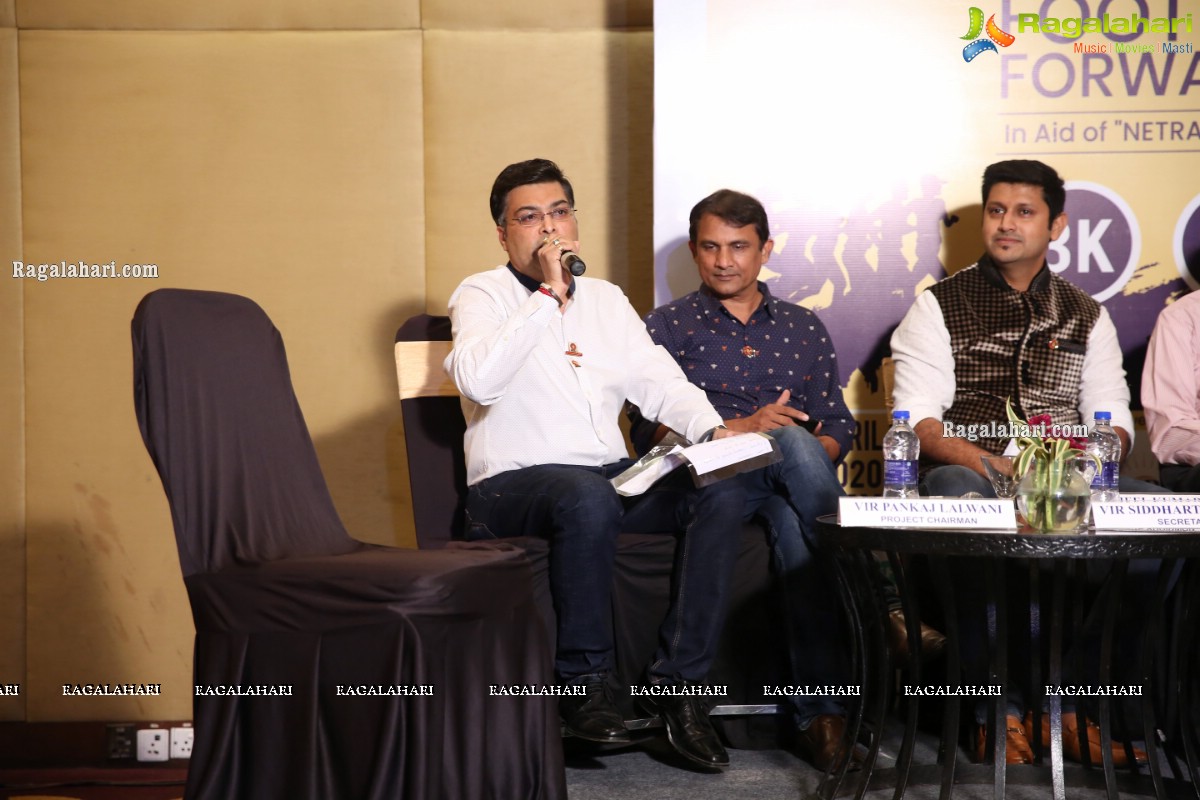 Foot Forward Announcement Press Meet - A Run to Raise Funds to Build 'Netravaas'
