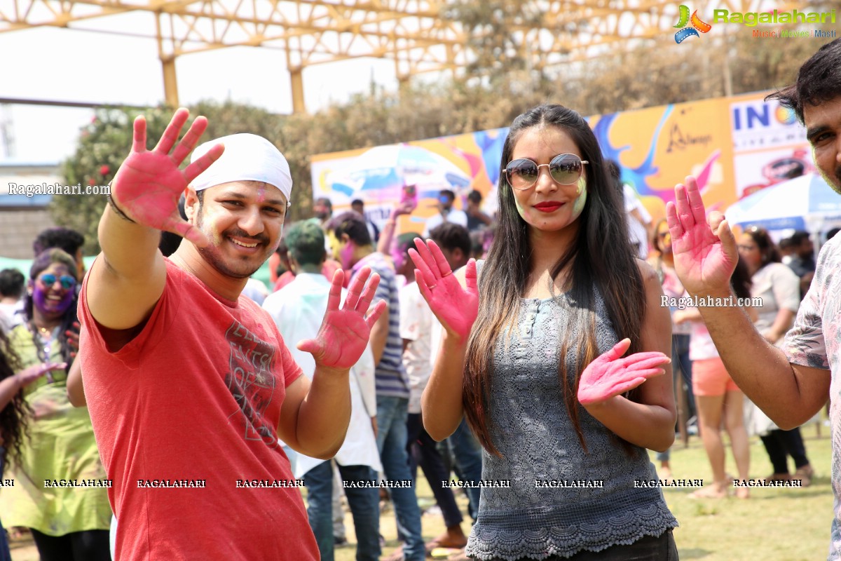 Hyderabad Biggest Holi Festival 2020 at Sandhya Convention Centre