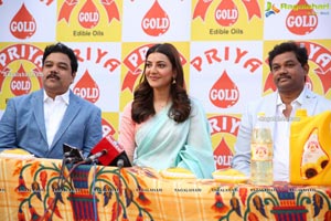 Kajal Agarwal as Brand Ambassador for Priya Gold Oils