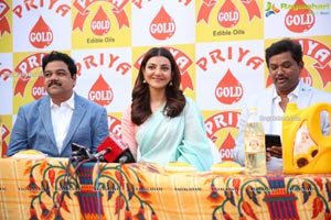 Kajal Agarwal as Brand Ambassador for Priya Gold Oils