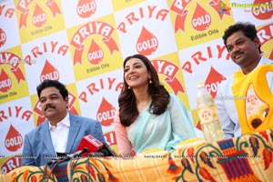 Kajal Agarwal as Brand Ambassador for Priya Gold Oils