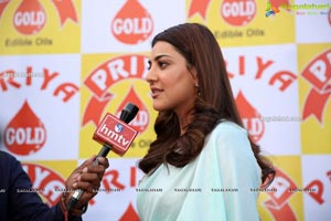 Kajal Agarwal as Brand Ambassador for Priya Gold Oils