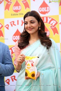 Kajal Agarwal as Brand Ambassador for Priya Gold Oils