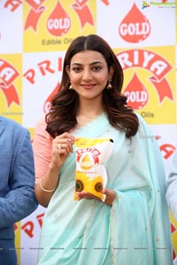 Kajal Agarwal as Brand Ambassador for Priya Gold Oils