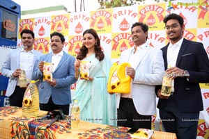 Kajal Agarwal as Brand Ambassador for Priya Gold Oils