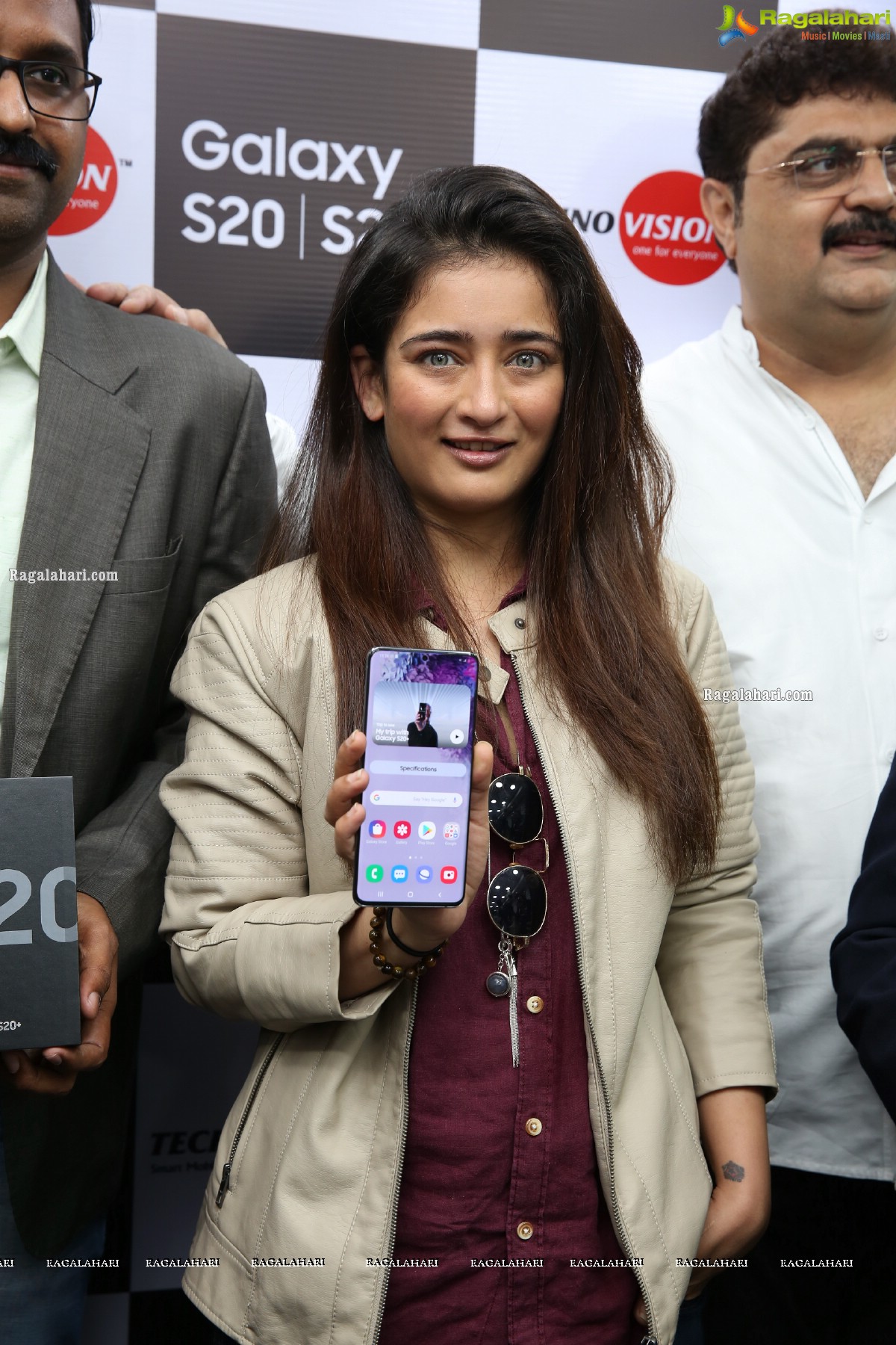 Samsung Galaxy S20 & S20+ Launch by Akshara Haasan at Technovision, Hyderabad