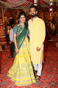 Producer Lakshman's son Ujwal and Manisha's Wedding