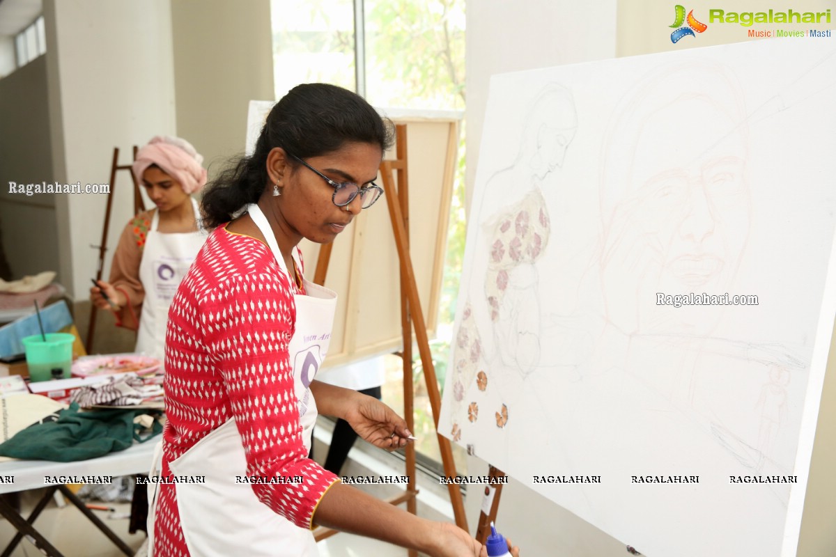 Woman Art Camp 2020 at State Art Gallery