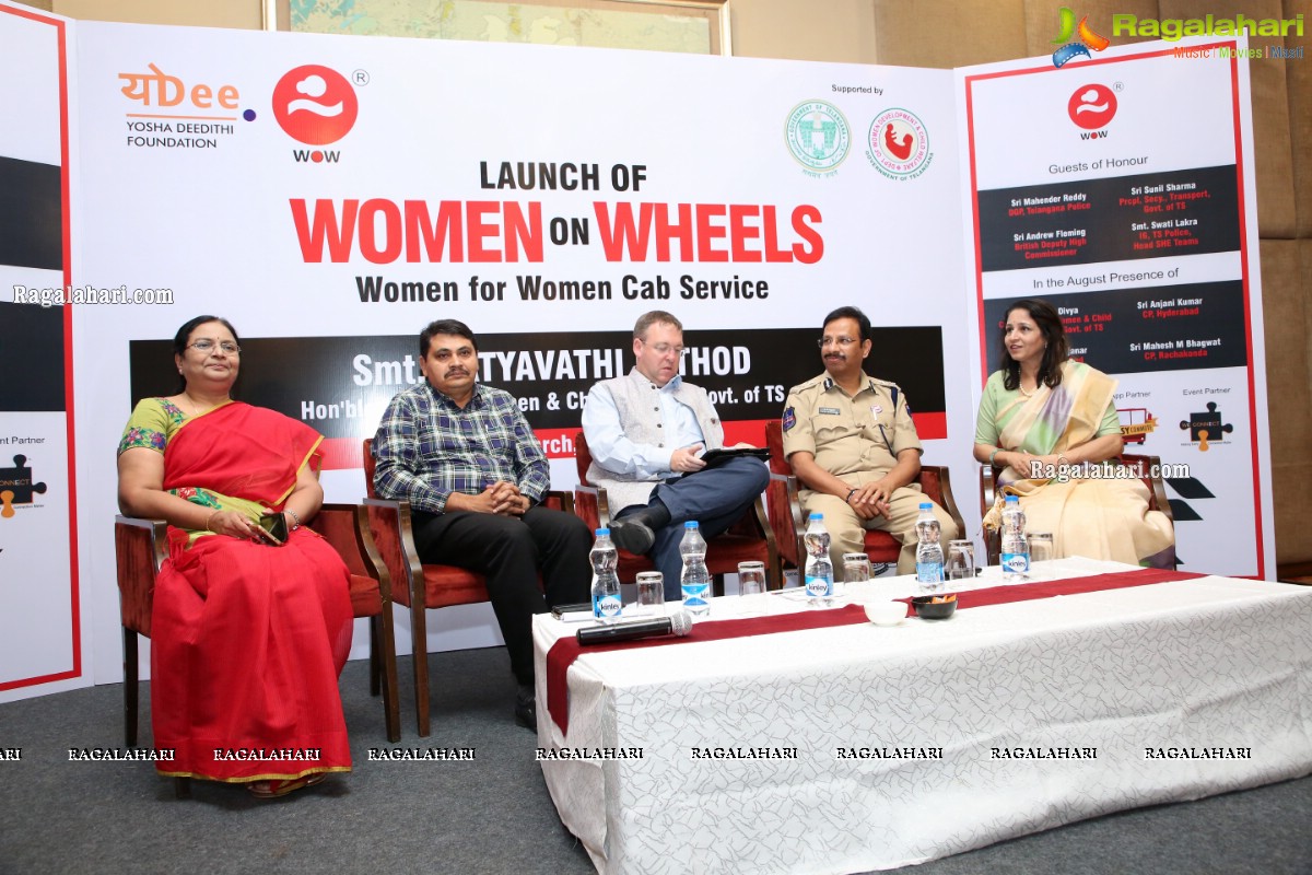 Women on Wheels, Hyderabad’s first Women for Women Cab Service Launch