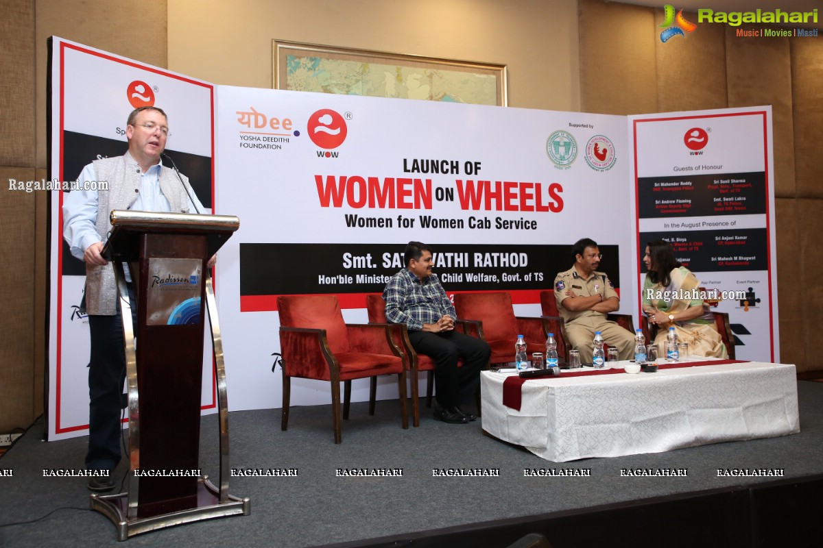 Women on Wheels, Hyderabad’s first Women for Women Cab Service Launch