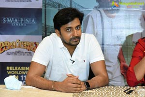 Jathi Ratnalu Team at Kanaka Durga Temple in Vijayawada