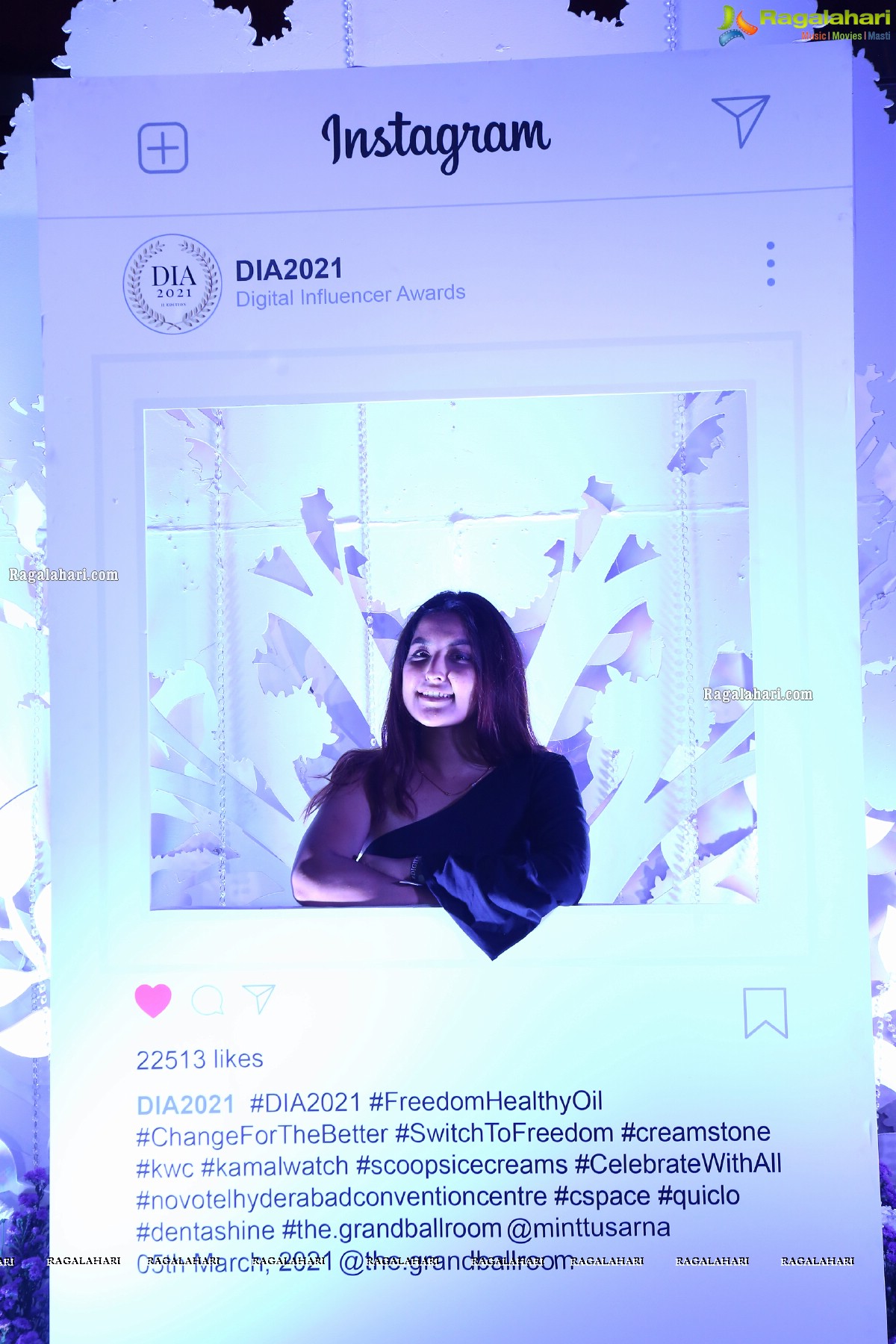 DIA 2021 - 2nd Edition of Digital Influencer Awards at HICC Novotel