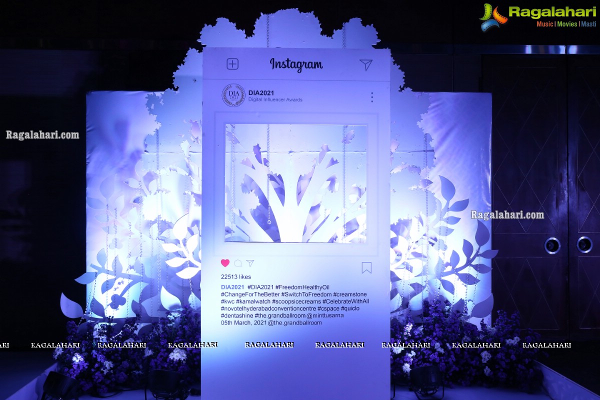 DIA 2021 - 2nd Edition of Digital Influencer Awards at HICC Novotel