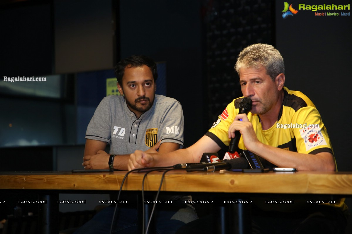 Indian Super League Club Hyderabad FC Press Meet