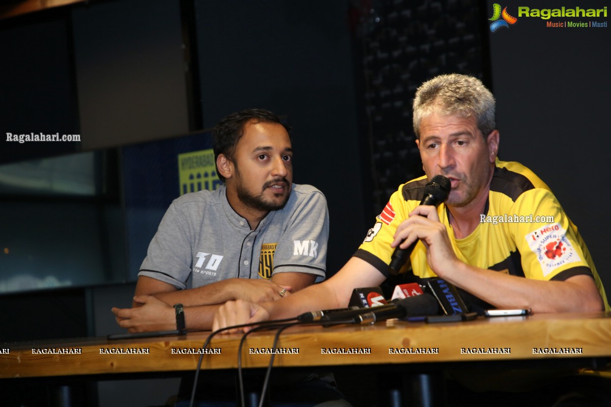 Indian Super League Club Hyderabad FC Press Meet