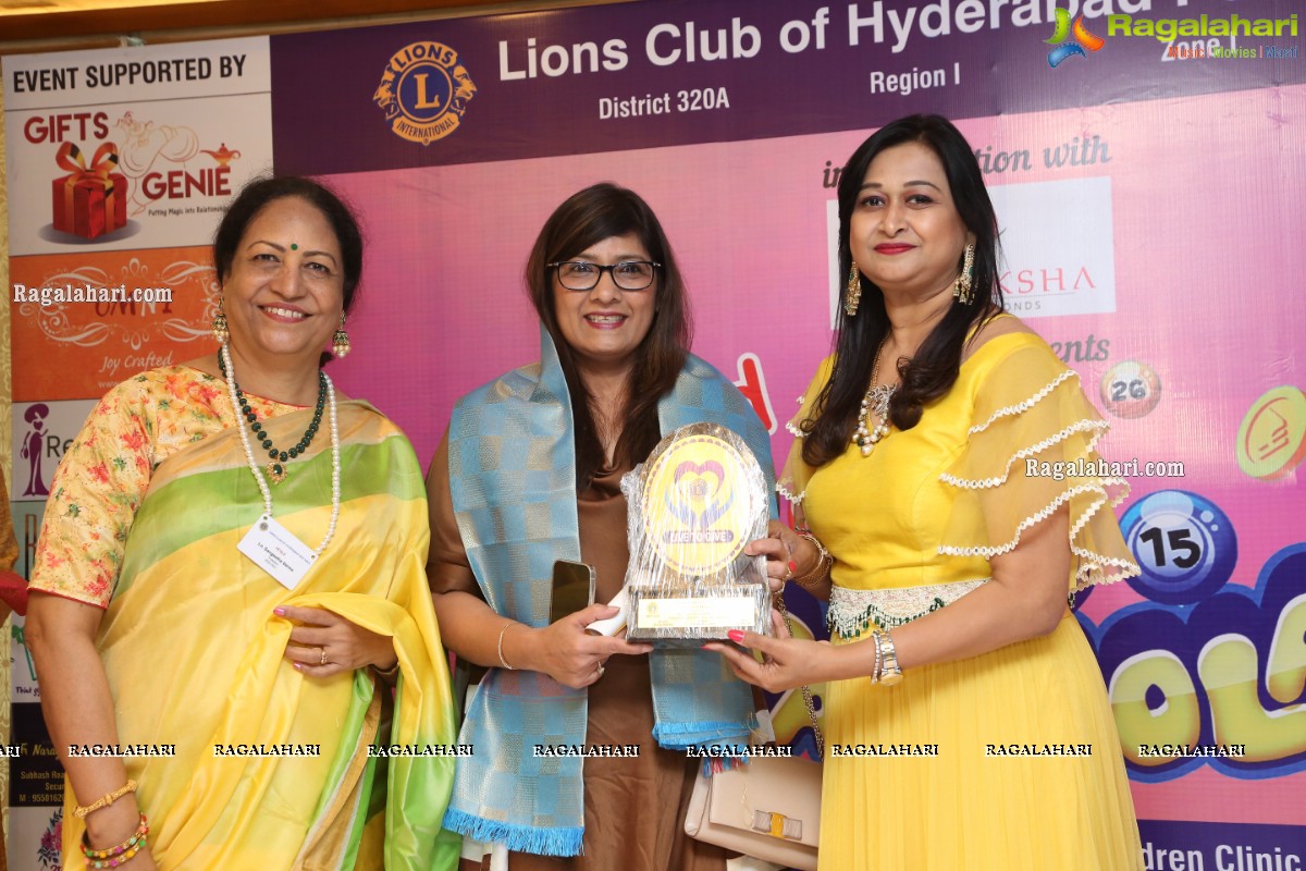 Lions Club of Hyderabad Petals Tambola at Smoky Pitara