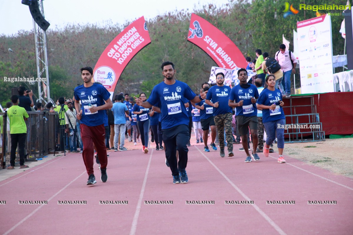 Run For A Girl Child 5th Edition - 5k, 10k, 21k Run from Gachibowli Stadium