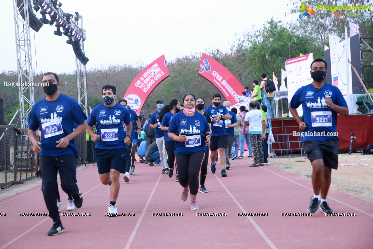 Run For A Girl Child 5th Edition - 5k, 10k, 21k Run from Gachibowli Stadium