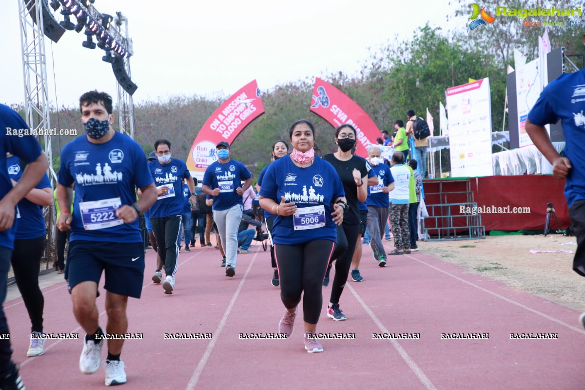 Run For A Girl Child 5th Edition - 5k, 10k, 21k Run from Gachibowli Stadium