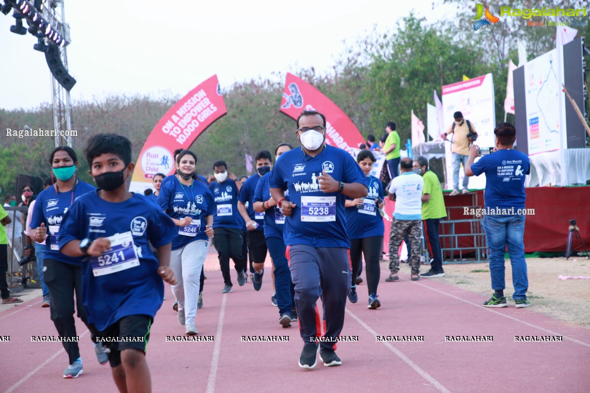 Run For A Girl Child 5th Edition - 5k, 10k, 21k Run from Gachibowli Stadium