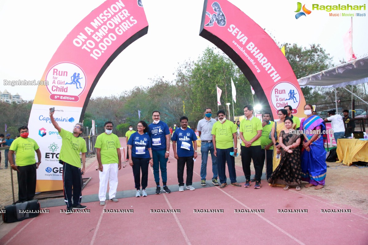 Run For A Girl Child 5th Edition - 5k, 10k, 21k Run from Gachibowli Stadium